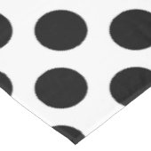 白黒大サイズ水玉模様 テーブルクロス (アングル)