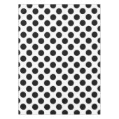 白黒大サイズ水玉模様 テーブルクロス (正面)