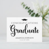 白黒大学院博士課程修了 エンクロージャーカード (スタンド正面)