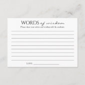 白黒大学院博士課程修了 エンクロージャーカード (裏面)