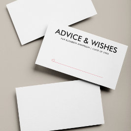 白黒大学院生卒業党 アドバイスカード