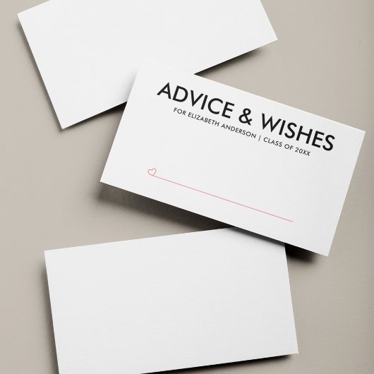 白黒大学院生卒業党 アドバイスカード