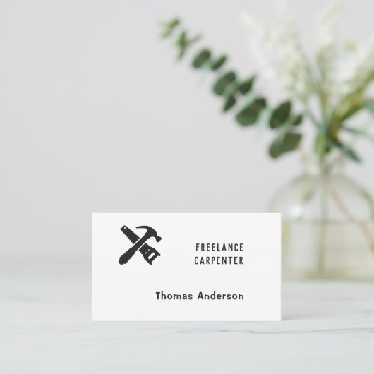 白黒大工 名刺 (スタンド正面)