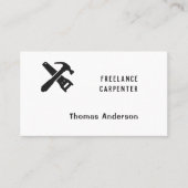 白黒大工 名刺 (正面)