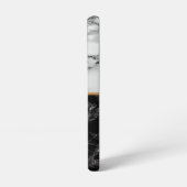 白黒大理石あなたの手紙サムスンギャラクシーケース SAMSUNG GALAXYケース (左側面)