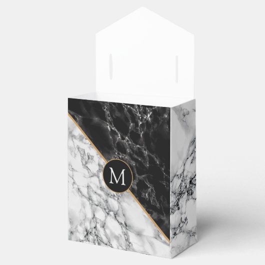 白黒大理石お願い箱 – あなたの手紙 フェイバーボックス (オープン)