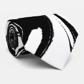 白黒大理石のテクスチャ ネクタイ (ロール)