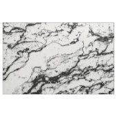 白黒大理石の石造りパターン ファブリック (ファットクウォーター)