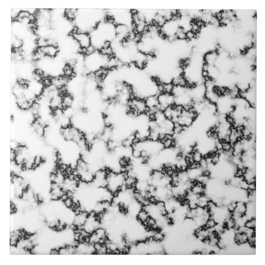 白黒大理石の背景 タイル (正面)