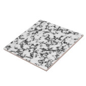 白黒大理石の背景 タイル (側面)