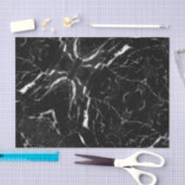 白黒大理石の質のギフトのティッシュペーパー 薄葉紙 (クラフト)