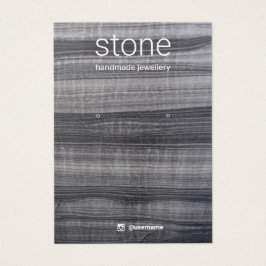 白黒大理石イヤリングジュエリー表示カード