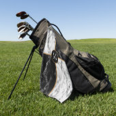 白黒大理石カスタム製レターゴルフタオル ゴルフタオル (グリーン)