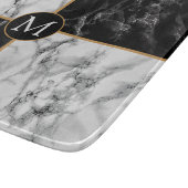 白黒大理石カスタム製レター裁断ボード カッティングボード (角)