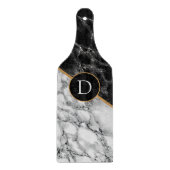 白黒大理石カッティングボード – あなたの手紙 カッティングボード (正面)