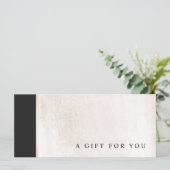 白黒大理石サロンギフト券 (スタンド正面)