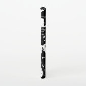 白黒大理石スタイルサムスンフォンケース SAMSUNG GALAXYケース (右側)