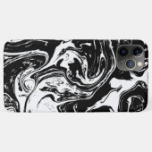 白黒大理石スタイル Case-Mate iPhoneケース (裏面(横))