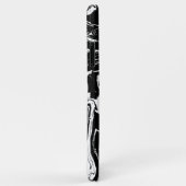 白黒大理石スタイル Case-Mate iPhoneケース (裏面/右)