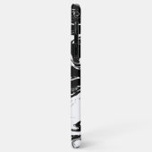 白黒大理石スタイル Case-Mate iPhoneケース (裏面/左)