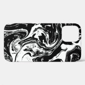 白黒大理石スタイルiPhone 12 Proケース Case-Mate iPhoneケース (裏面 (横))