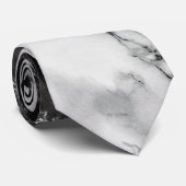 白黒大理石ネックタイ ネクタイ (ロール)
