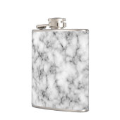 白黒大理石仕上げ フラスク (左)