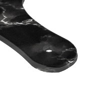 白黒大理石切パーソナライズされた断板 カッティングボード (角)