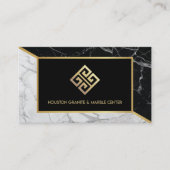 白黒大理石名刺 名刺 (正面)