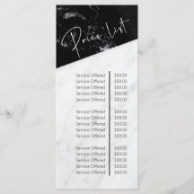 白黒大理石美しいサロン価格表