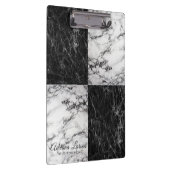 白黒大理石 クリップボード (右)