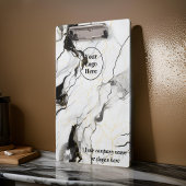 白黒大理石 クリップボード