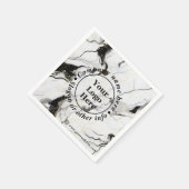 白黒大理石 スタンダードカクテルナプキン (角)