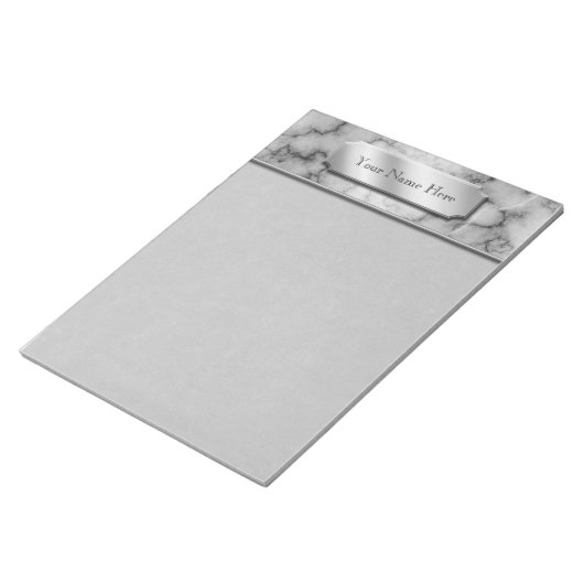 白黒大理石 ノートパッド (アングル)