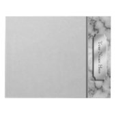 白黒大理石 ノートパッド (正面)