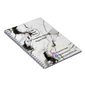 白黒大理石 ノートブック (右側)