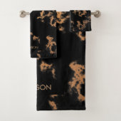 白黒大理石 バスタオルセット (インサイチュ)