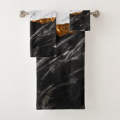 白黒大理石 バスタオルセット (インサイチュ)