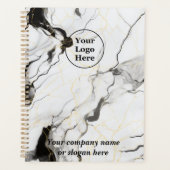 白黒大理石 プランナー手帳 (正面)