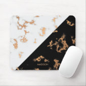 白黒大理石 マウスパッド (マウス)