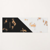 白黒大理石 ヨガマット (正面(横))