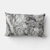 白黒大理石 ランバークッション (裏面)