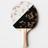 白黒大理石 卓球ラケット (裏面)