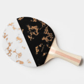 白黒大理石 卓球ラケット (横)