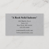 白黒大理石 名刺 (裏面)