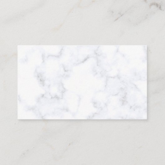白黒大理石 名刺 (裏面)