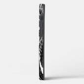 白黒大理石:抽象芸術ヴィンテージ Case-Mate iPhoneケース (裏面 / 左)