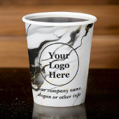白黒大理石 紙コップ