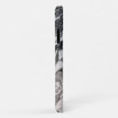 白黒天然大理石 Case-Mate iPhoneケース (裏面/右)