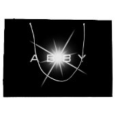 白黒好意ギフトアビースパークライト ラージペーパーバッグ (裏面)